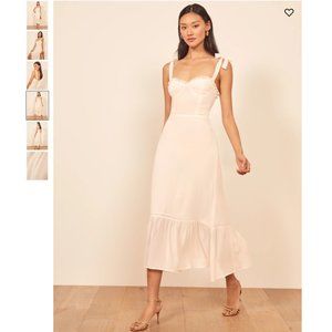 Reformation Nikita Midi Dress - Ivory